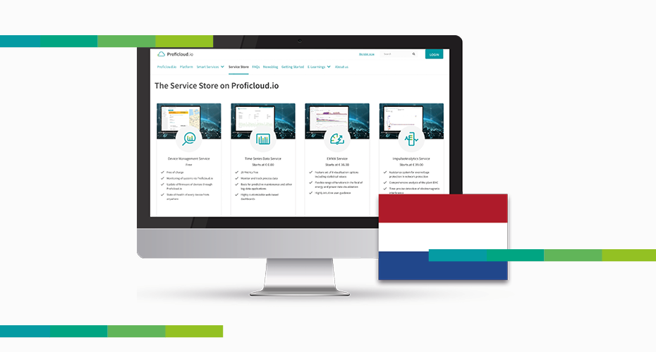 The Netherlands are now available in the Service Store on Proficloud.io