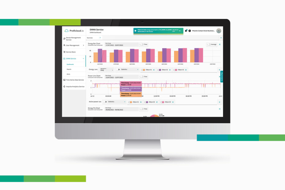 Energy Management: From the hardware to the cloud with the EMMA Service