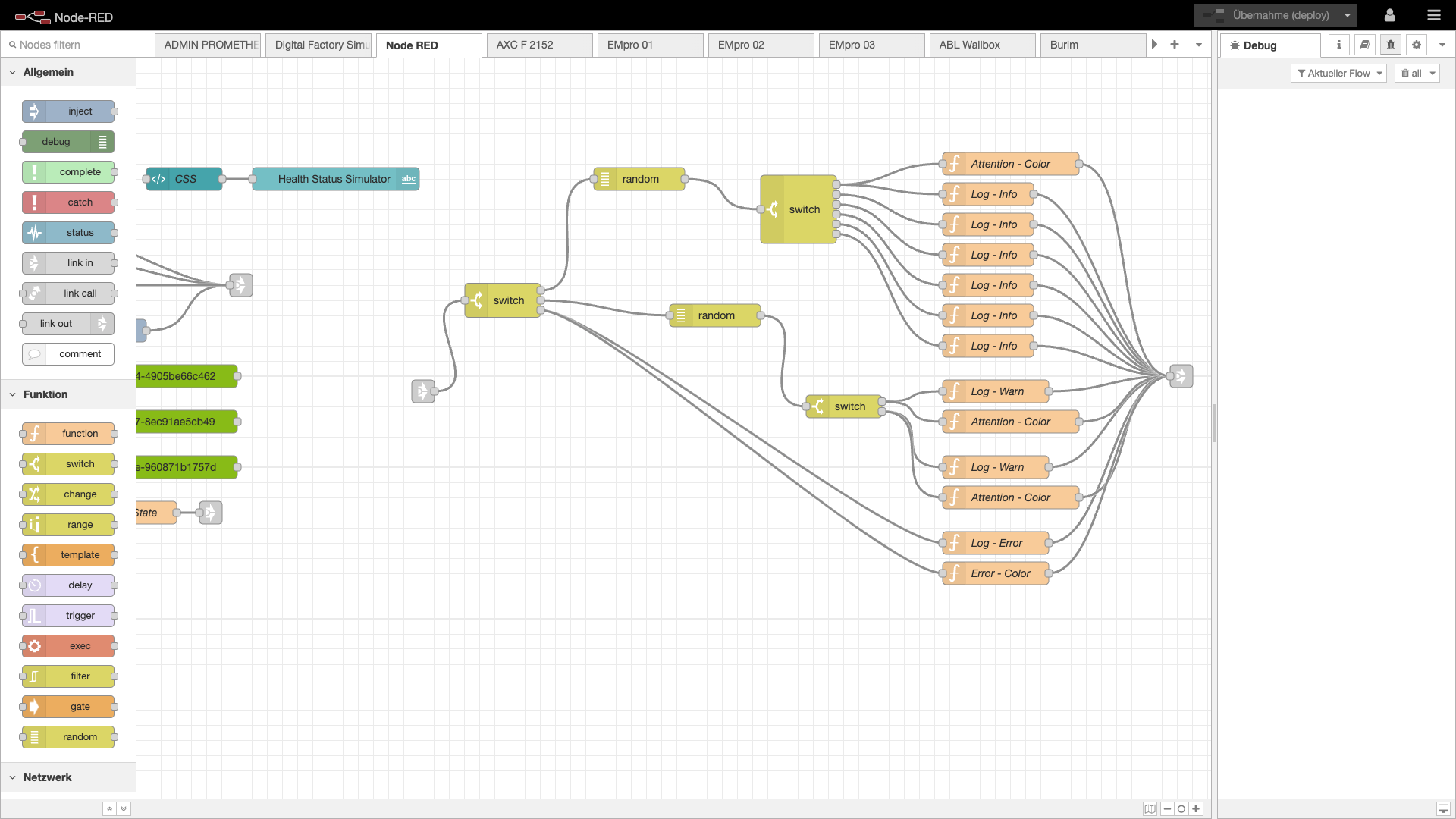 proficloud node red nodes